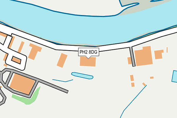 PH2 8DG map - OS OpenMap – Local (Ordnance Survey) PH2 8DG map - OS OpenMap – Local (Ordnance Survey)