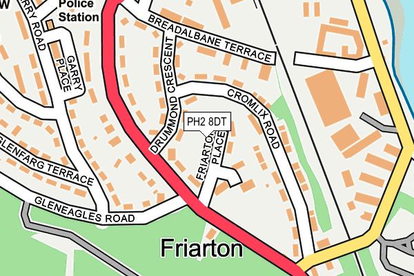 PH2 8DT map - OS OpenMap – Local (Ordnance Survey) PH2 8DT map - OS OpenMap – Local (Ordnance Survey)