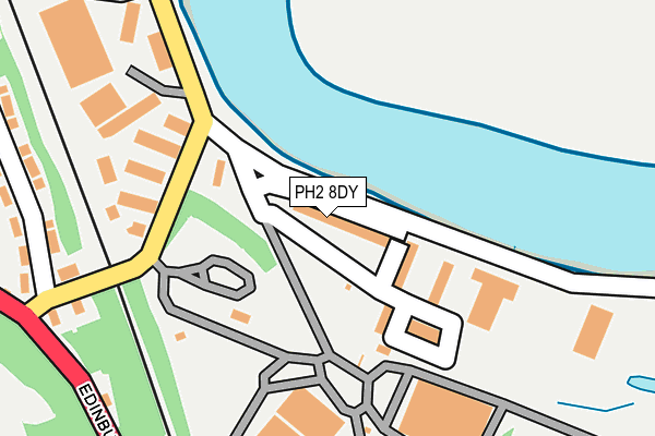 PH2 8DY map - OS OpenMap – Local (Ordnance Survey) PH2 8DY map - OS OpenMap – Local (Ordnance Survey)