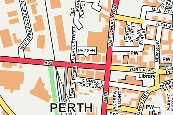 PH2 8EH map - OS OpenMap – Local (Ordnance Survey) PH2 8EH map - OS OpenMap – Local (Ordnance Survey)