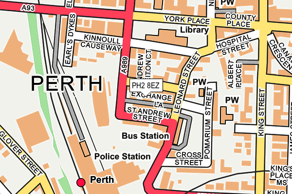 PH2 8EZ map - OS OpenMap – Local (Ordnance Survey) PH2 8EZ map - OS OpenMap – Local (Ordnance Survey)