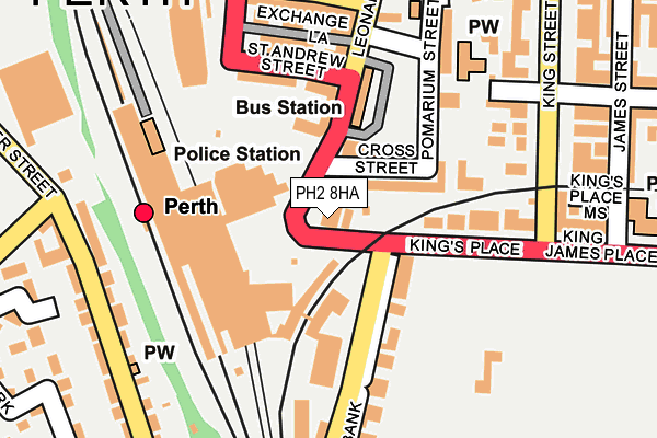 PH2 8HA map - OS OpenMap – Local (Ordnance Survey) PH2 8HA map - OS OpenMap – Local (Ordnance Survey)