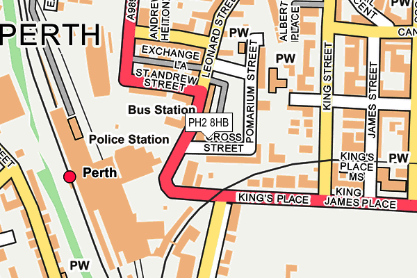 PH2 8HB map - OS OpenMap – Local (Ordnance Survey) PH2 8HB map - OS OpenMap – Local (Ordnance Survey)