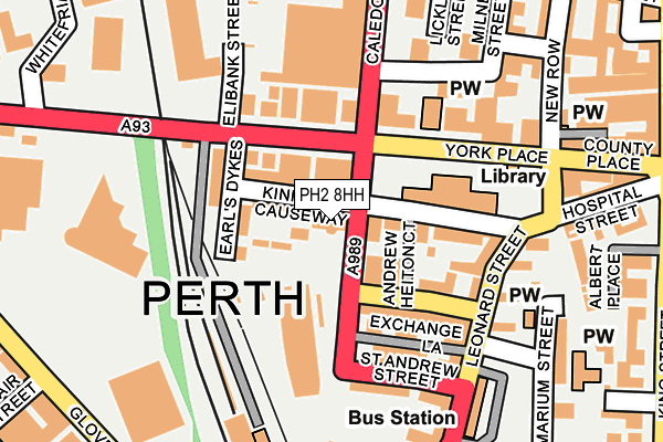 PH2 8HH map - OS OpenMap – Local (Ordnance Survey) PH2 8HH map - OS OpenMap – Local (Ordnance Survey)