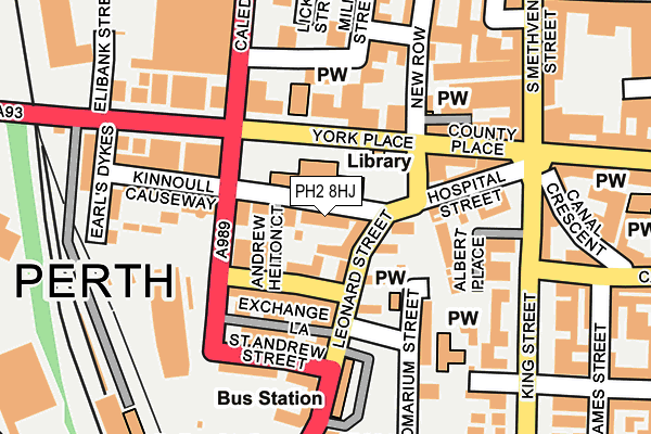PH2 8HJ map - OS OpenMap – Local (Ordnance Survey) PH2 8HJ map - OS OpenMap – Local (Ordnance Survey)