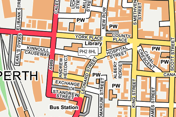 PH2 8HL map - OS OpenMap – Local (Ordnance Survey) PH2 8HL map - OS OpenMap – Local (Ordnance Survey)