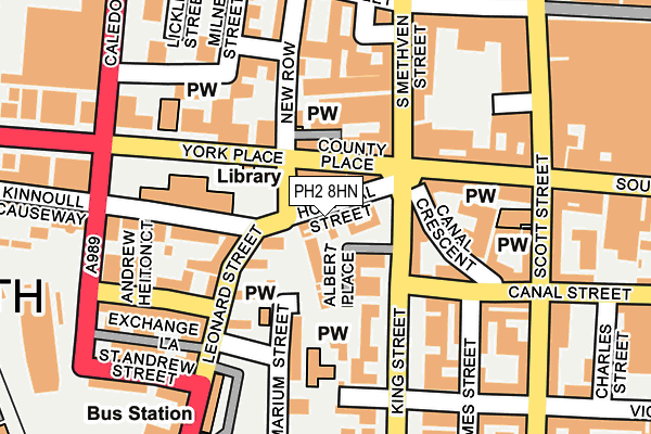 PH2 8HN map - OS OpenMap – Local (Ordnance Survey) PH2 8HN map - OS OpenMap – Local (Ordnance Survey)