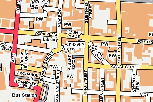 PH2 8HP map - OS OpenMap – Local (Ordnance Survey) PH2 8HP map - OS OpenMap – Local (Ordnance Survey)