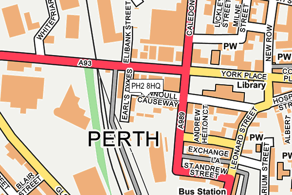 PH2 8HQ map - OS OpenMap – Local (Ordnance Survey) PH2 8HQ map - OS OpenMap – Local (Ordnance Survey)