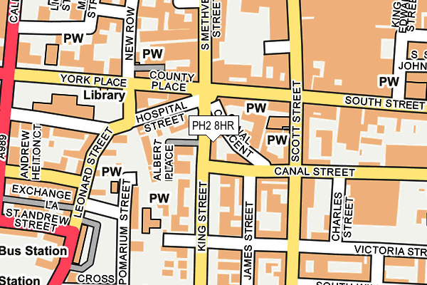 PH2 8HR map - OS OpenMap – Local (Ordnance Survey) PH2 8HR map - OS OpenMap – Local (Ordnance Survey)