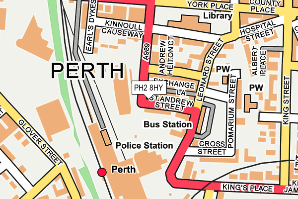 PH2 8HY map - OS OpenMap – Local (Ordnance Survey) PH2 8HY map - OS OpenMap – Local (Ordnance Survey)