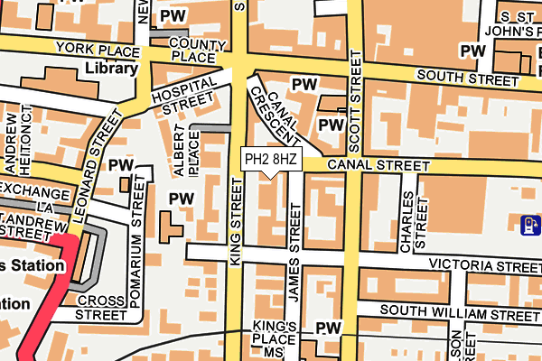 PH2 8HZ map - OS OpenMap – Local (Ordnance Survey) PH2 8HZ map - OS OpenMap – Local (Ordnance Survey)