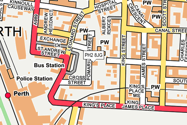 PH2 8JG map - OS OpenMap – Local (Ordnance Survey) PH2 8JG map - OS OpenMap – Local (Ordnance Survey)