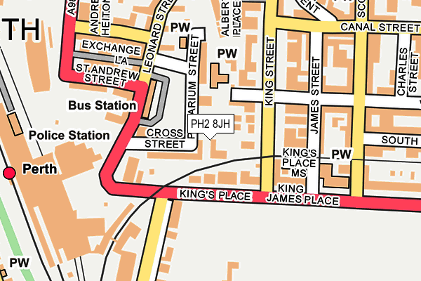 PH2 8JH map - OS OpenMap – Local (Ordnance Survey) PH2 8JH map - OS OpenMap – Local (Ordnance Survey)
