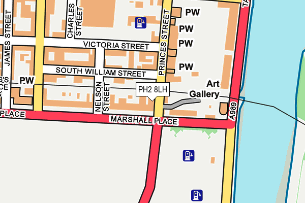 PH2 8LH map - OS OpenMap – Local (Ordnance Survey) PH2 8LH map - OS OpenMap – Local (Ordnance Survey)