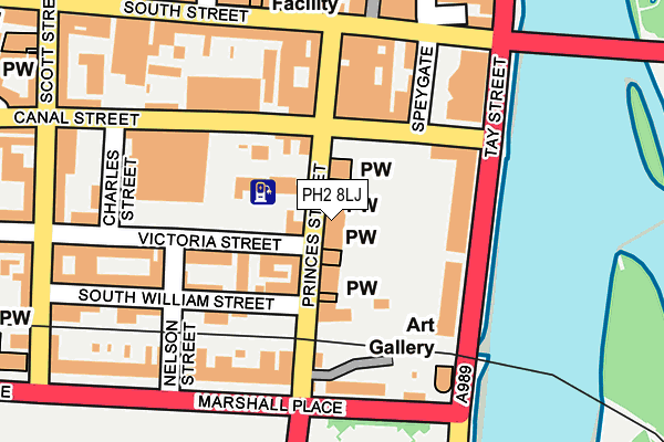 PH2 8LJ map - OS OpenMap – Local (Ordnance Survey) PH2 8LJ map - OS OpenMap – Local (Ordnance Survey)