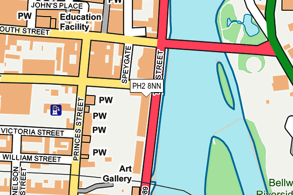 PH2 8NN map - OS OpenMap – Local (Ordnance Survey)