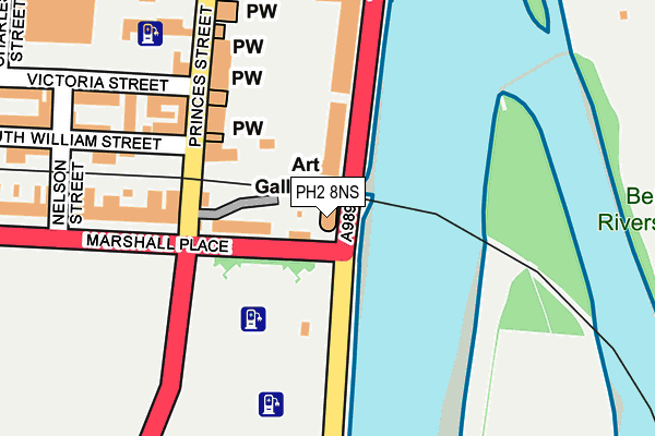 PH2 8NS map - OS OpenMap – Local (Ordnance Survey) PH2 8NS map - OS OpenMap – Local (Ordnance Survey)
