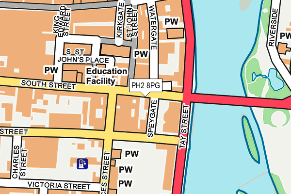 PH2 8PG map - OS OpenMap – Local (Ordnance Survey) PH2 8PG map - OS OpenMap – Local (Ordnance Survey)