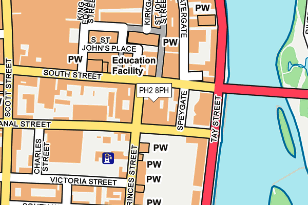 PH2 8PH map - OS OpenMap – Local (Ordnance Survey) PH2 8PH map - OS OpenMap – Local (Ordnance Survey)