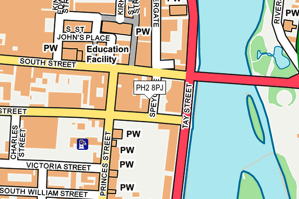 PH2 8PJ map - OS OpenMap – Local (Ordnance Survey) PH2 8PJ map - OS OpenMap – Local (Ordnance Survey)