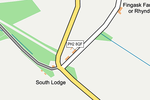 PH2 8QF map - OS OpenMap – Local (Ordnance Survey) PH2 8QF map - OS OpenMap – Local (Ordnance Survey)