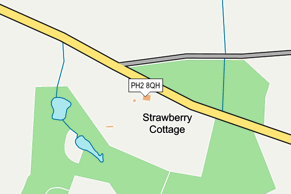 PH2 8QH map - OS OpenMap – Local (Ordnance Survey) PH2 8QH map - OS OpenMap – Local (Ordnance Survey)