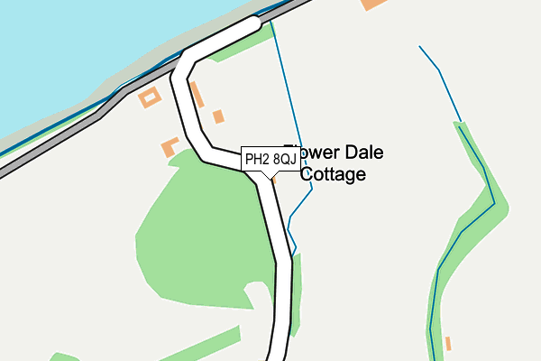 PH2 8QJ map - OS OpenMap – Local (Ordnance Survey) PH2 8QJ map - OS OpenMap – Local (Ordnance Survey)