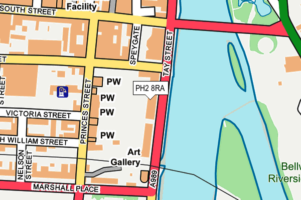 PH2 8RA map - OS OpenMap – Local (Ordnance Survey) PH2 8RA map - OS OpenMap – Local (Ordnance Survey)