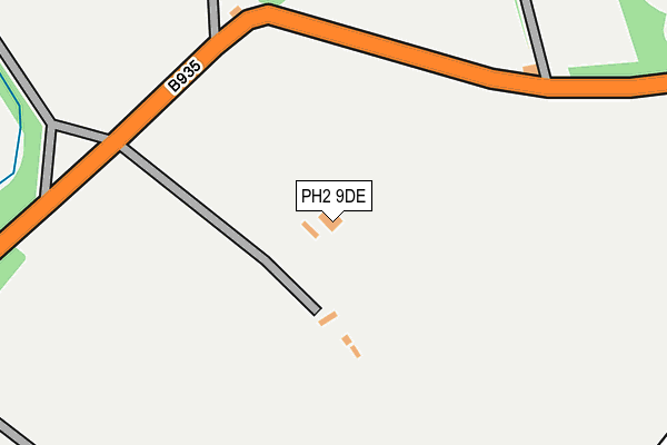 PH2 9DE map - OS OpenMap – Local (Ordnance Survey) PH2 9DE map - OS OpenMap – Local (Ordnance Survey)