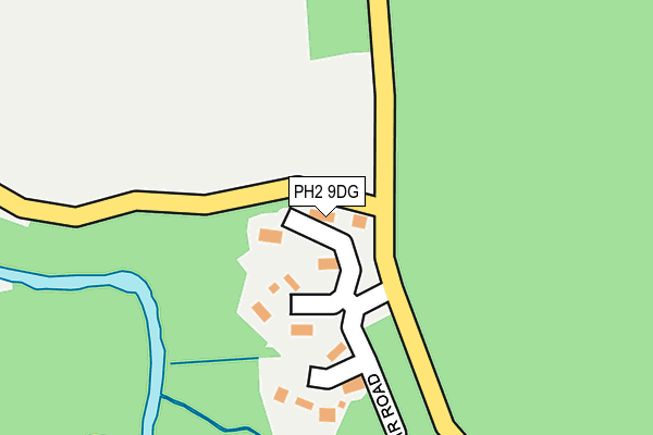 PH2 9DG map - OS OpenMap – Local (Ordnance Survey) PH2 9DG map - OS OpenMap – Local (Ordnance Survey)