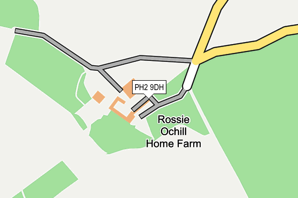 PH2 9DH map - OS OpenMap – Local (Ordnance Survey) PH2 9DH map - OS OpenMap – Local (Ordnance Survey)