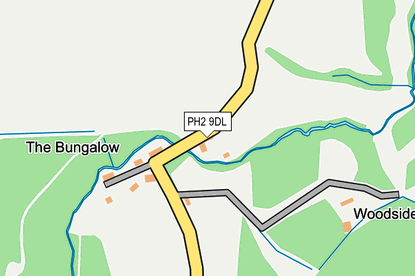 PH2 9DL map - OS OpenMap – Local (Ordnance Survey) PH2 9DL map - OS OpenMap – Local (Ordnance Survey)