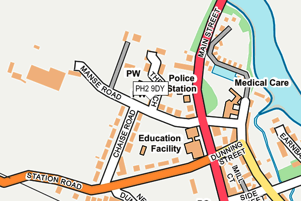 PH2 9DY map - OS OpenMap – Local (Ordnance Survey) PH2 9DY map - OS OpenMap – Local (Ordnance Survey)