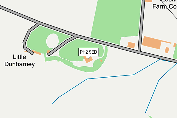 PH2 9ED map - OS OpenMap – Local (Ordnance Survey) PH2 9ED map - OS OpenMap – Local (Ordnance Survey)