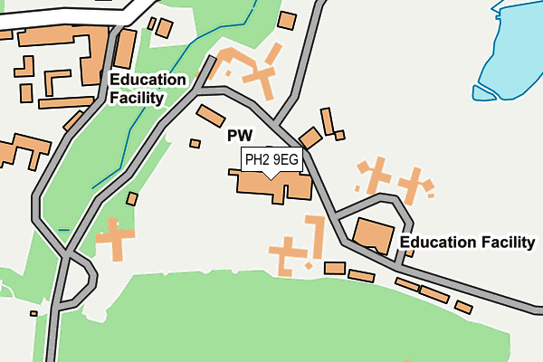 PH2 9EG map - OS OpenMap – Local (Ordnance Survey) PH2 9EG map - OS OpenMap – Local (Ordnance Survey)