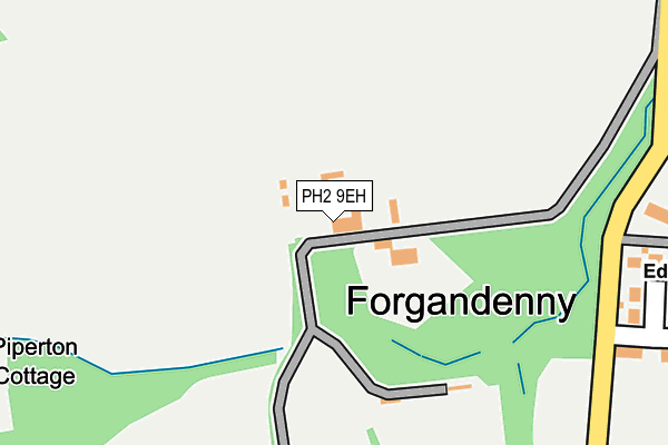 PH2 9EH map - OS OpenMap – Local (Ordnance Survey) PH2 9EH map - OS OpenMap – Local (Ordnance Survey)