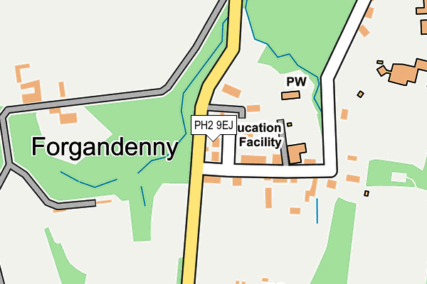 PH2 9EJ map - OS OpenMap – Local (Ordnance Survey) PH2 9EJ map - OS OpenMap – Local (Ordnance Survey)