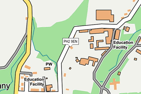 PH2 9EN map - OS OpenMap – Local (Ordnance Survey) PH2 9EN map - OS OpenMap – Local (Ordnance Survey)