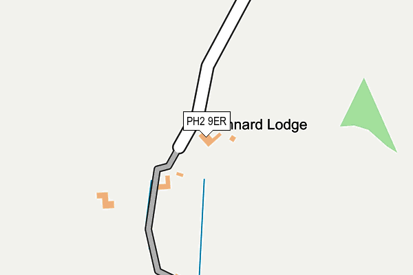 PH2 9ER map - OS OpenMap – Local (Ordnance Survey) PH2 9ER map - OS OpenMap – Local (Ordnance Survey)