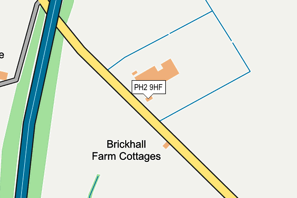 PH2 9HF map - OS OpenMap – Local (Ordnance Survey) PH2 9HF map - OS OpenMap – Local (Ordnance Survey)