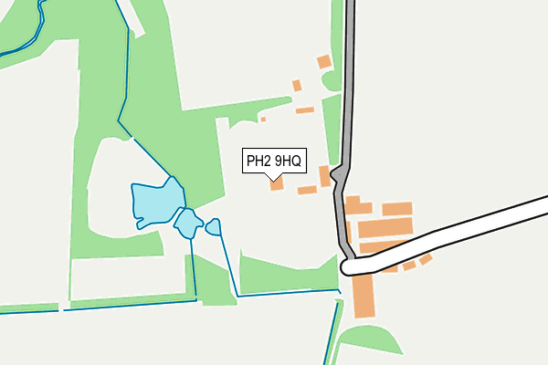 PH2 9HQ map - OS OpenMap – Local (Ordnance Survey) PH2 9HQ map - OS OpenMap – Local (Ordnance Survey)