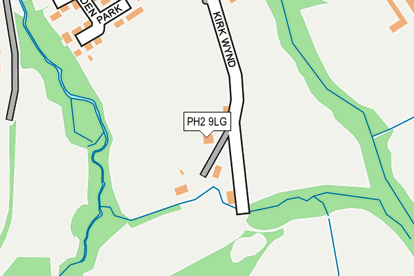 PH2 9LG map - OS OpenMap – Local (Ordnance Survey) PH2 9LG map - OS OpenMap – Local (Ordnance Survey)