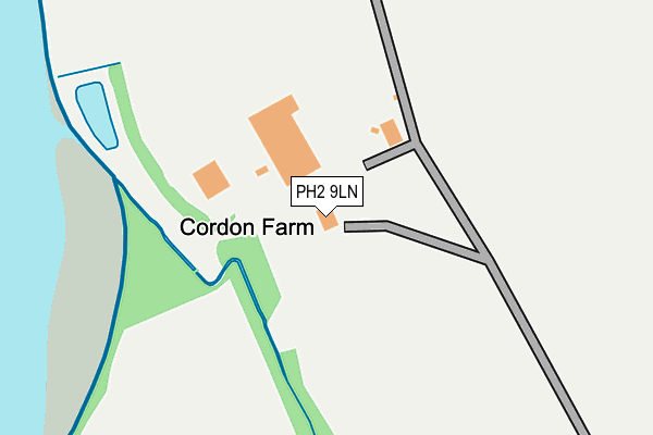 PH2 9LN map - OS OpenMap – Local (Ordnance Survey) PH2 9LN map - OS OpenMap – Local (Ordnance Survey)