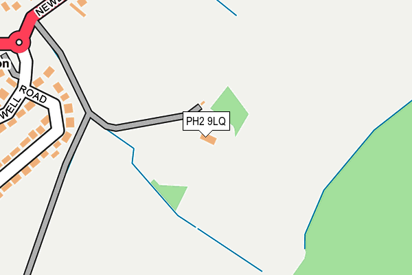 PH2 9LQ map - OS OpenMap – Local (Ordnance Survey) PH2 9LQ map - OS OpenMap – Local (Ordnance Survey)