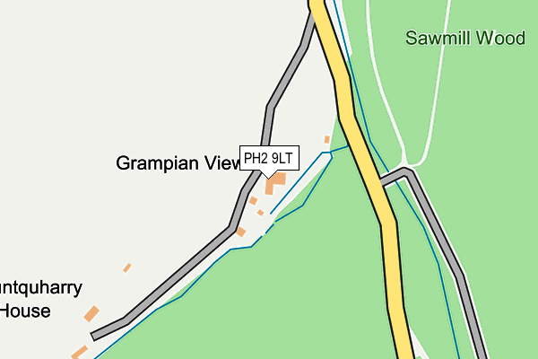 PH2 9LT map - OS OpenMap – Local (Ordnance Survey) PH2 9LT map - OS OpenMap – Local (Ordnance Survey)