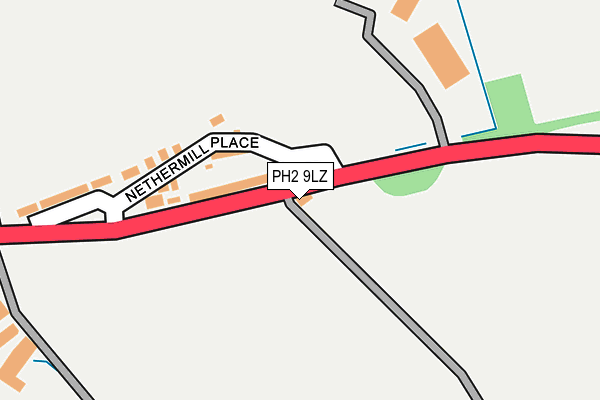 PH2 9LZ map - OS OpenMap – Local (Ordnance Survey) PH2 9LZ map - OS OpenMap – Local (Ordnance Survey)
