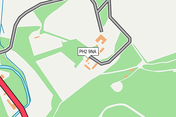 PH2 9NA map - OS OpenMap – Local (Ordnance Survey) PH2 9NA map - OS OpenMap – Local (Ordnance Survey)