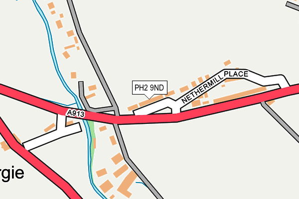 PH2 9ND map - OS OpenMap – Local (Ordnance Survey)