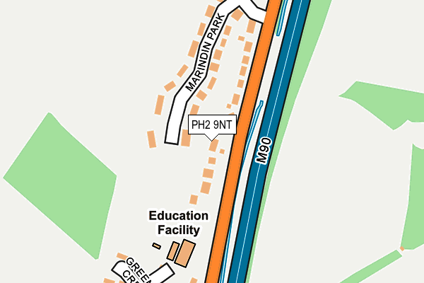 PH2 9NT map - OS OpenMap – Local (Ordnance Survey) PH2 9NT map - OS OpenMap – Local (Ordnance Survey)